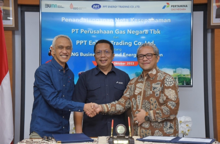Menuju Era Energi NZE 2060, PGN dan PPT Energy Trading Akselerasi Komersialisasi LNG