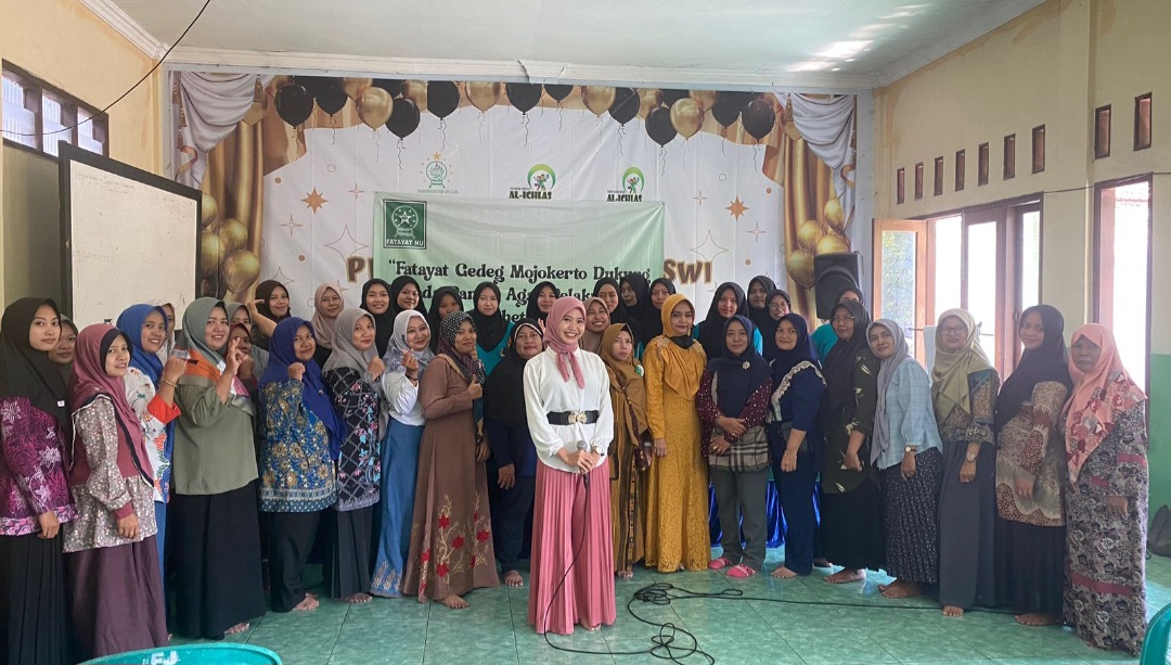 Fatayat NU Gedeg Kab. Mojokerto Deklarasikan Pilkada Jatim 2024 Berlangsung Aman dan Damai 