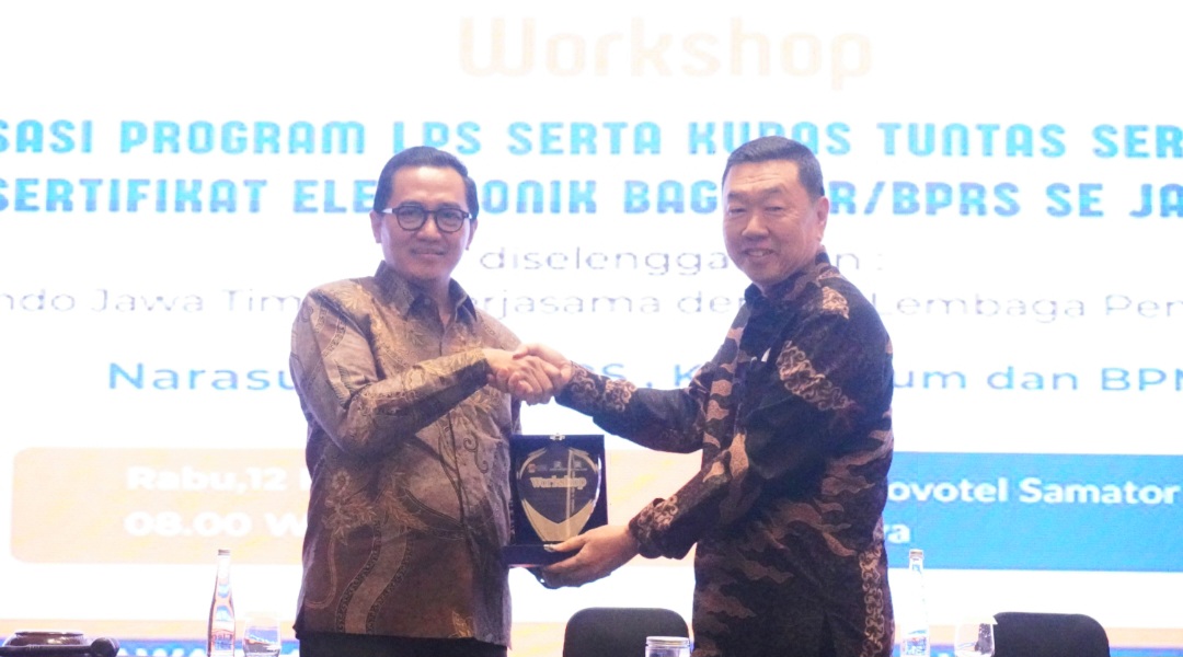 LPS dan Perbarindo Jawa Timur Perkuat Pemahaman Penjaminan Simpanan bagi BPR/BPRS se-Jawa Timur