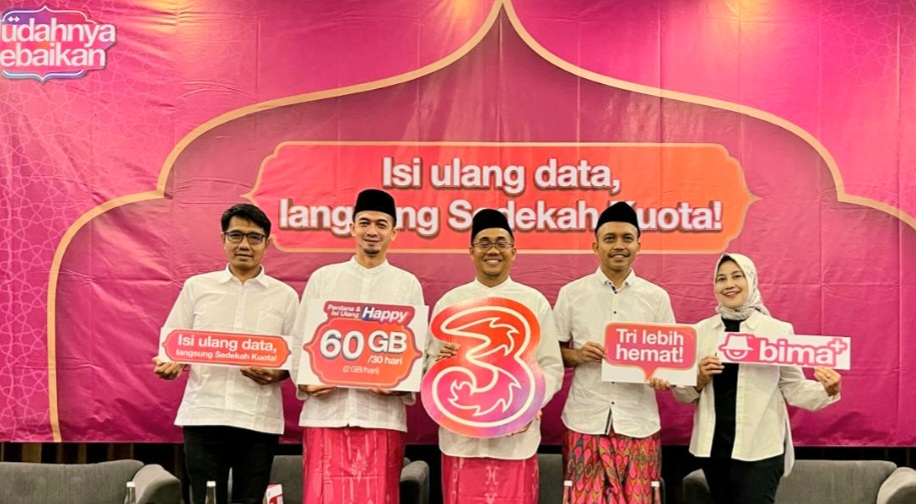 Sedekah Kuota 250 GB dari Tri Sasar 588 Pesantren dan Sekolah di Seluruh Indonesia