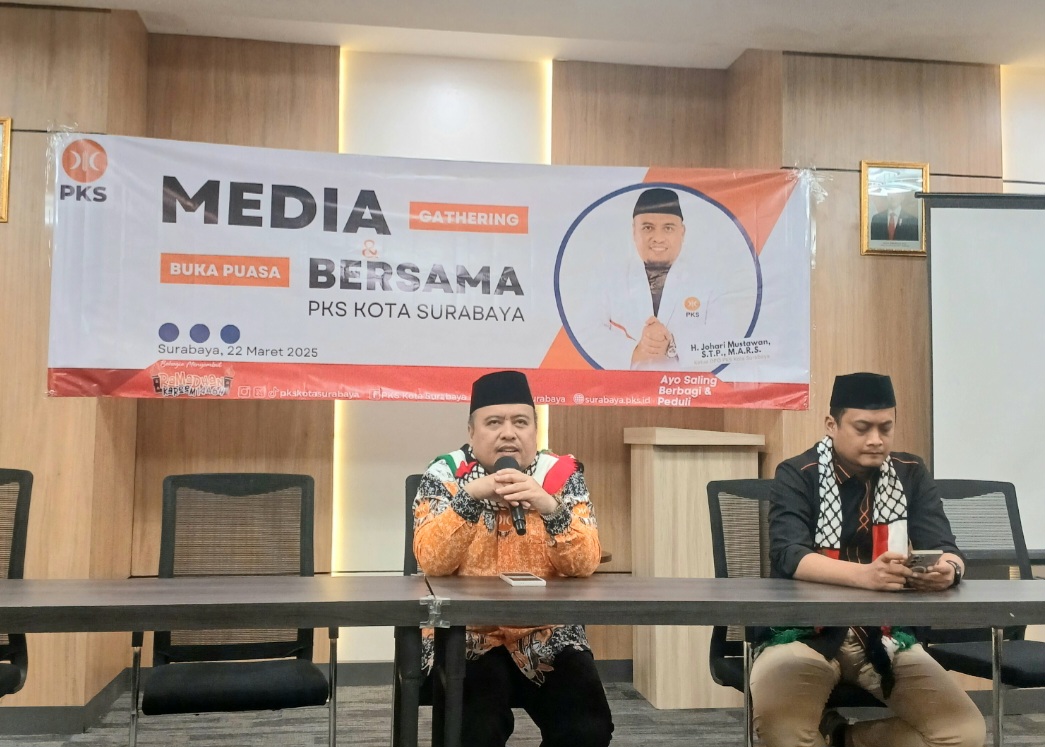 Gelar Media Gathering, PKS Kota Surabaya Sampaikan Pesan Kepedulian Kemerdekaan Palestina