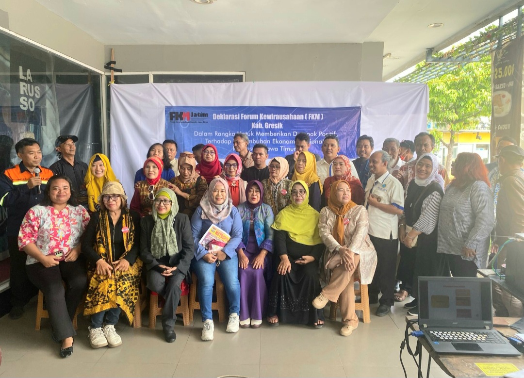Forum Kewirausahaan Mandiri Kab. Gresik Serukan Dukungan Terhadap Pertumbuhan Ekonomi Nasional di Jatim