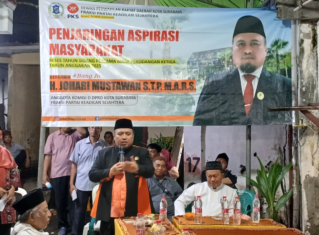 Reses di Asem Rowo, Anggota Komisi D Johari Mustawan Disambati Soal SPMB dan BPJS Kesehatan