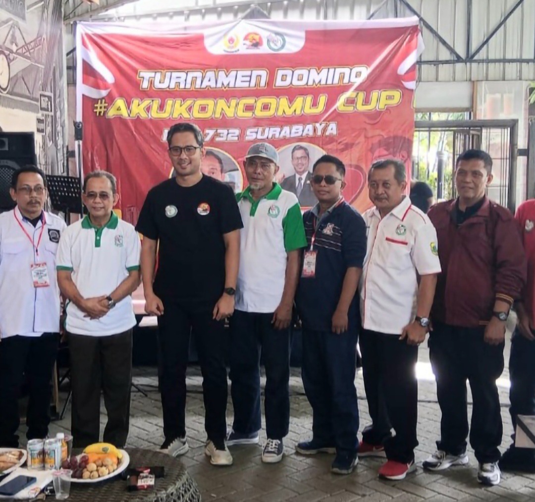 Anggota DPRD Kota Surabaya Azhar Kahfi Buka Turnamen Domino Cup 2025