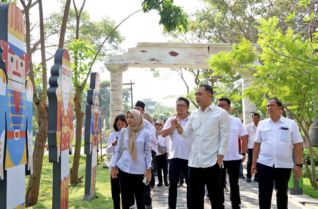 Wali Kota Eri Cahyadi Launching Wajah Baru Taman Harmoni Keputih Awal Agustus