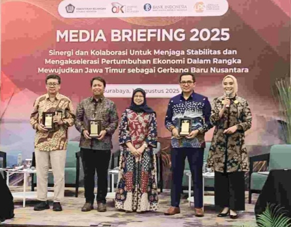 Gelar Media Brifing, OJK Jatim Catat Kinerja Perbankan Sampai Semester 1/2025