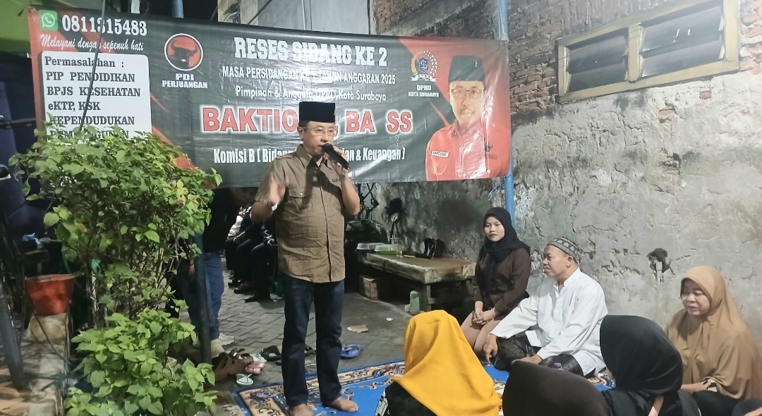 Reses di Kapasan Madya IV, Baktiono Dikeluhkam Warga Soal Pindah KK