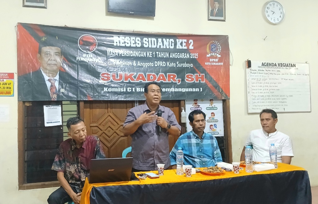 Senang Didatangi Anggota Komis C DPRD Kota Surabaya Sukadar Saat Reses, Ini Dia Harapan Warga RW02 Petemon Kuburan