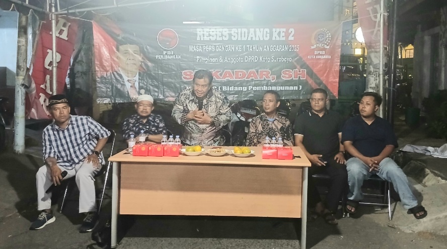 Anggota DPRD Kota Surabaya Serap Aspirasi Warga RW08 Kelurahan Petemon
