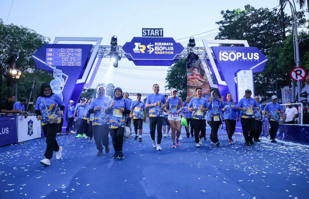 ISOPLUS MARATHON Kukuhkan Surabaya sebagai Destinasi Sport Tourism Unggulan
