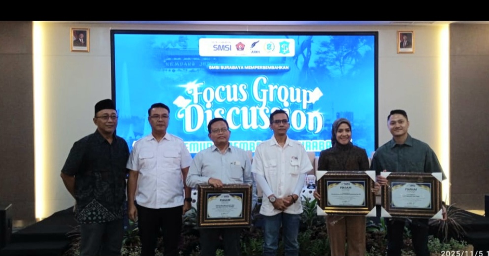 Judes Bersama SMSI Surabaya Gelar FGD Angkat Tema Potensi Pemuda Bangun Kota di Era Digital
