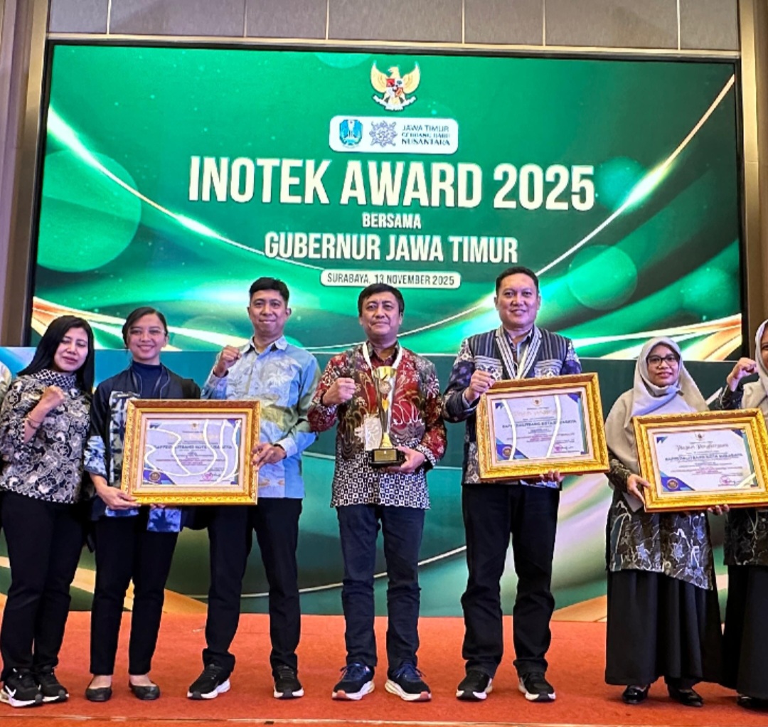Kampung Semanggi antar Surabaya Raih Juara 1 Kategori Inovasi Daerah di INotek Award Jatim 2025