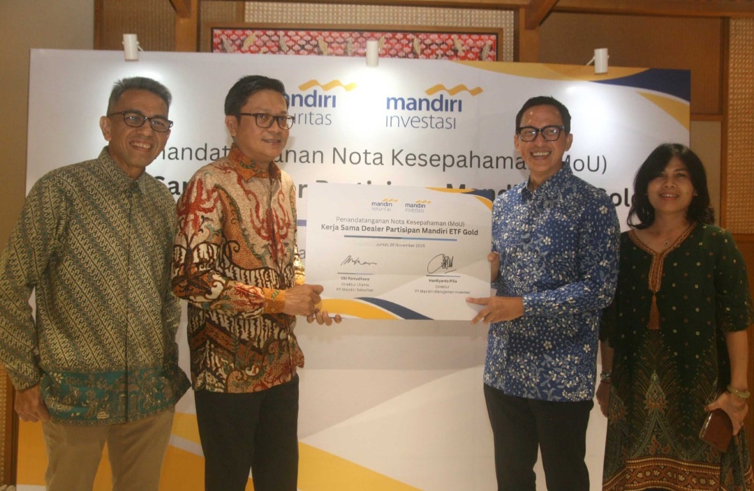Awal 2026, Mandiri Investasi Gandeng Mandiri Sekuritas Jajaki Peluncuran Reksa Dana ETF Emas Syariah