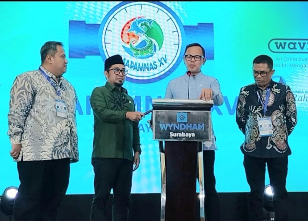 Dorong Transformasi Perusahaan Air Minum Daerah, Wamendagri Bima Arya Buka Mapamnas XV Perpamsi di Surabaya