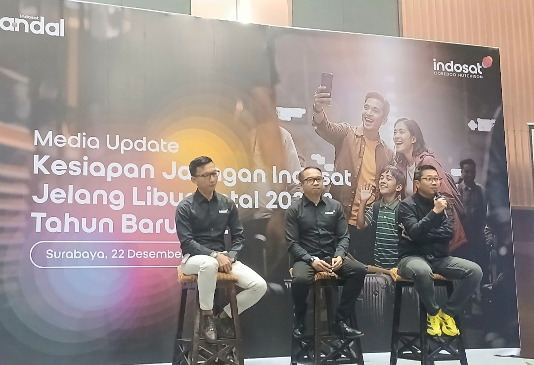 Trafik Data Indosat Ooredoo Hutchison di Jatim Saat Nataru Dipastikan Melonjak Hingga 16 Persen