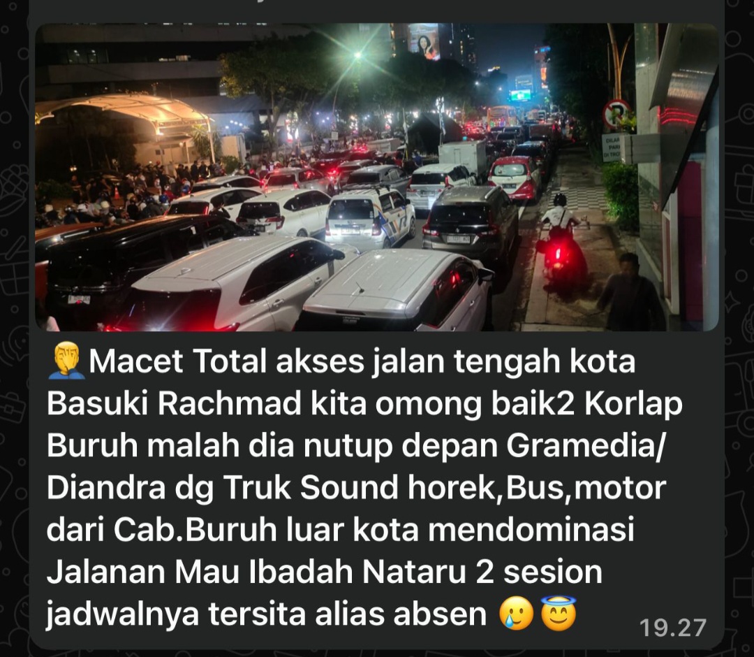 Legislator Surabaya dari PSI Josiah Michael Kecam Keras Aksi Demo Buruh yang Tutup Jalan Saat Malam Natal