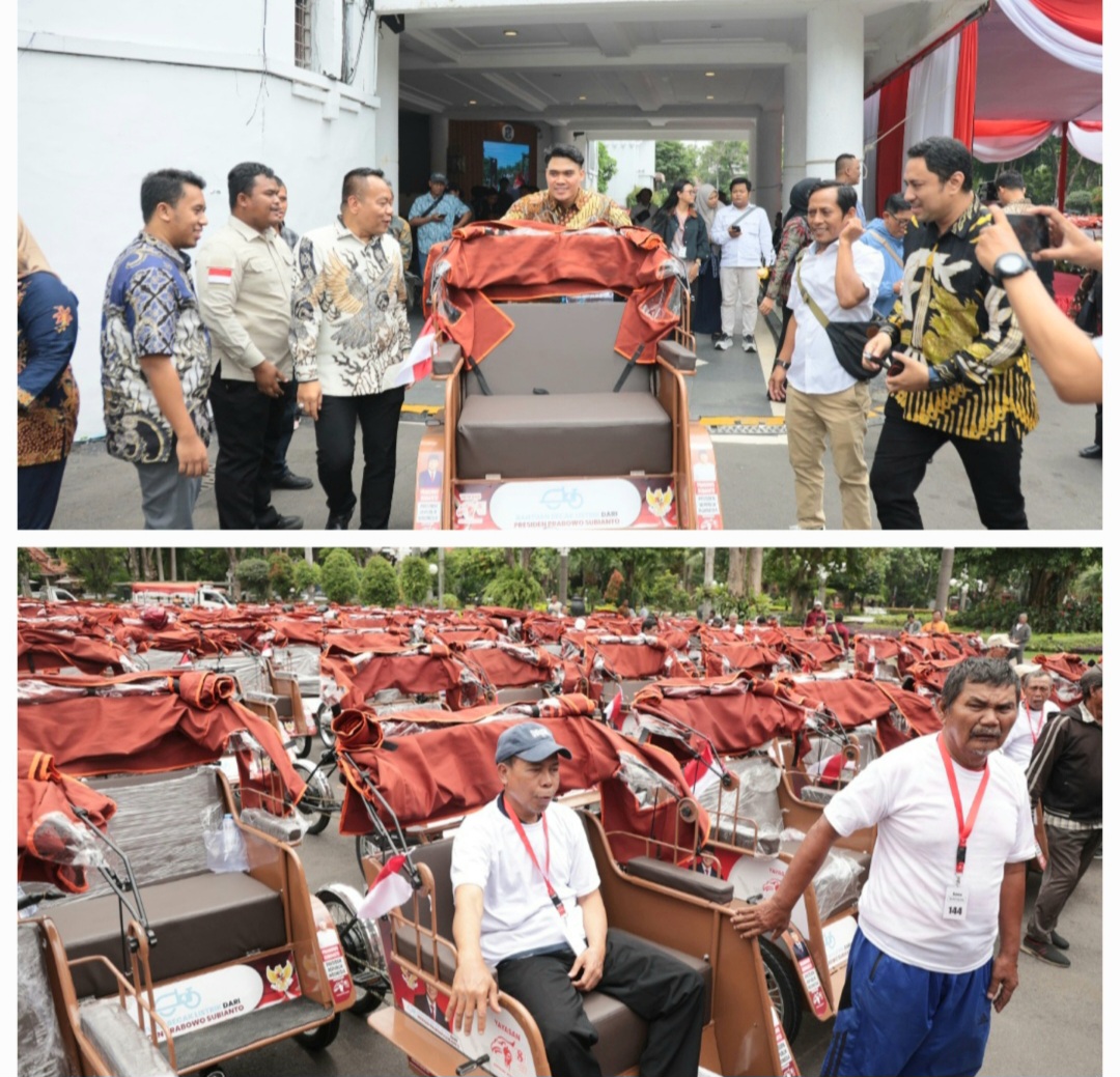 Anggota Komisi B Bagas Iman W Apresiasi Presiden Prabowo yang Beri Bantuan Becak Listrik ke Pengemudi Lansia