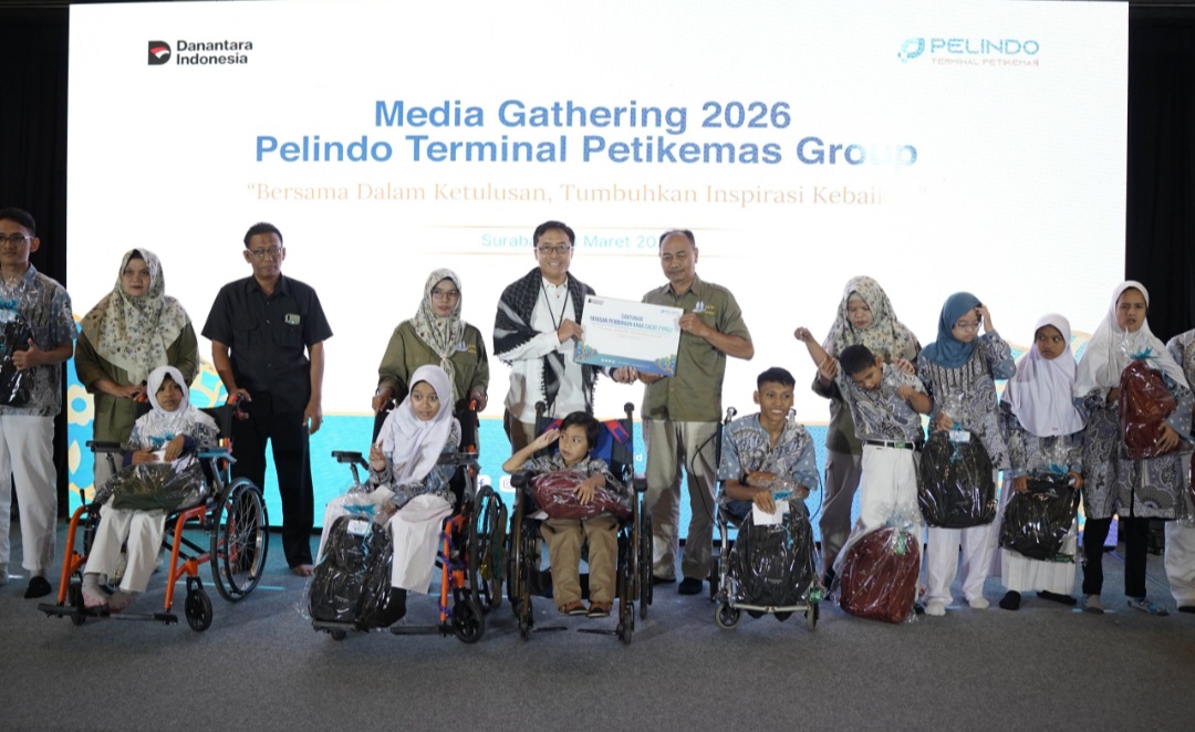 Media Ghatering 2026, Pelindo Terminal Petikemas Group Berbagi Bersama Anak Berkebutuhan Khusus