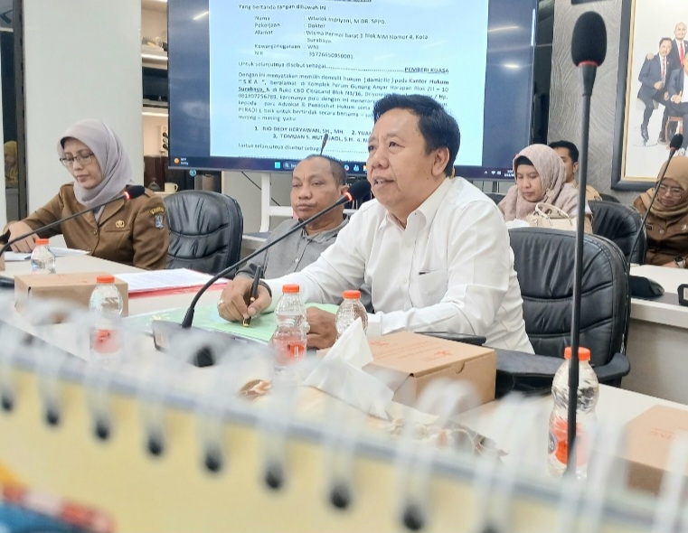 Diadukan ke Komisi B DPRD Surabaya untuk Dapatkan Keadilan, Pelaksanaan Lelang Oleh PT Ventur Internusa Properian Terdapat Masalah Hukum Serius
