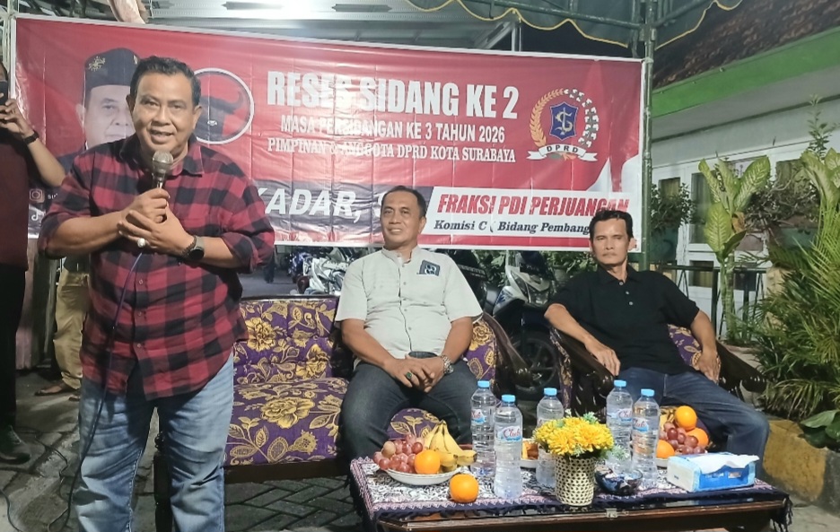 Serap Aspirasi Warga, Anggota Komisi C DPRD Surabaya Sukadar Gelar Reses di Kedung Anyar RW12 Kelurahan Sawahan