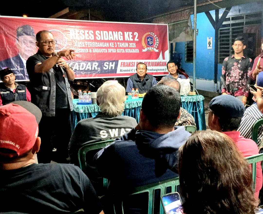 Plh Walikota Surabaya Armuji Hadir di Reses Anggota DPRD Surabaya, Sukadar Masif Sosialisaikan PIP 