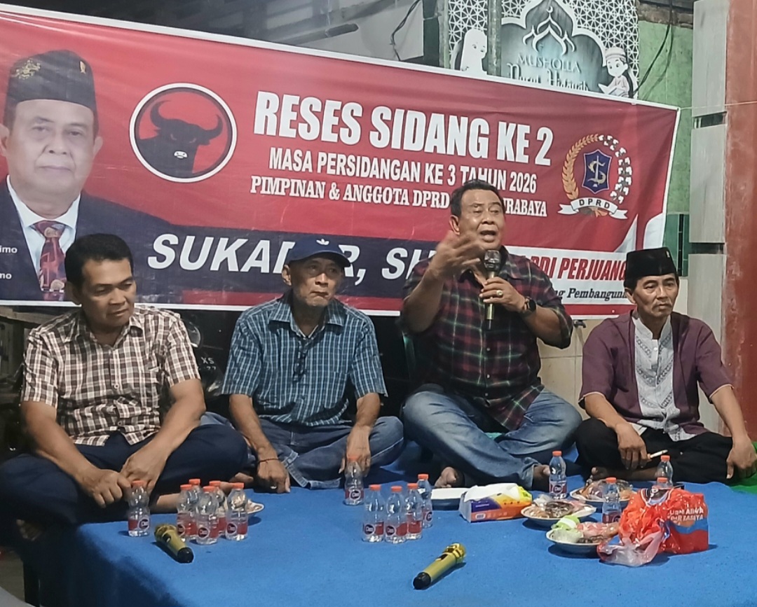 Reses di Petemon, Banyu Urip dan Putat Jaya, Anggota DPRD Surabaya Sukadar Akan Kawal Aspirasi Warga