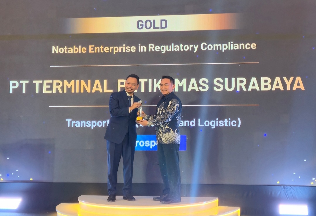 PT Terminal Petikemas Surabaya Kembali Raih Penghargaan Gold di IRCA 2026