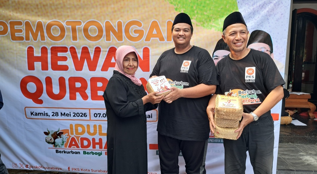 Idul Adha 1447H, PKS Kota Surabaya Sebar 14.470 Paket Daging Qurban