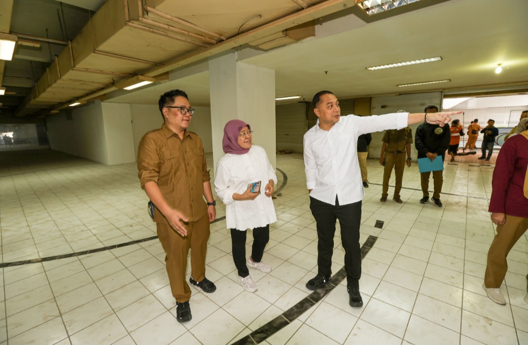 Normalisasi Bangunan Rampung, Pemkot Surabaya Lanjutkan Penataan Ruang Basement Eks Hi-Tech Mal