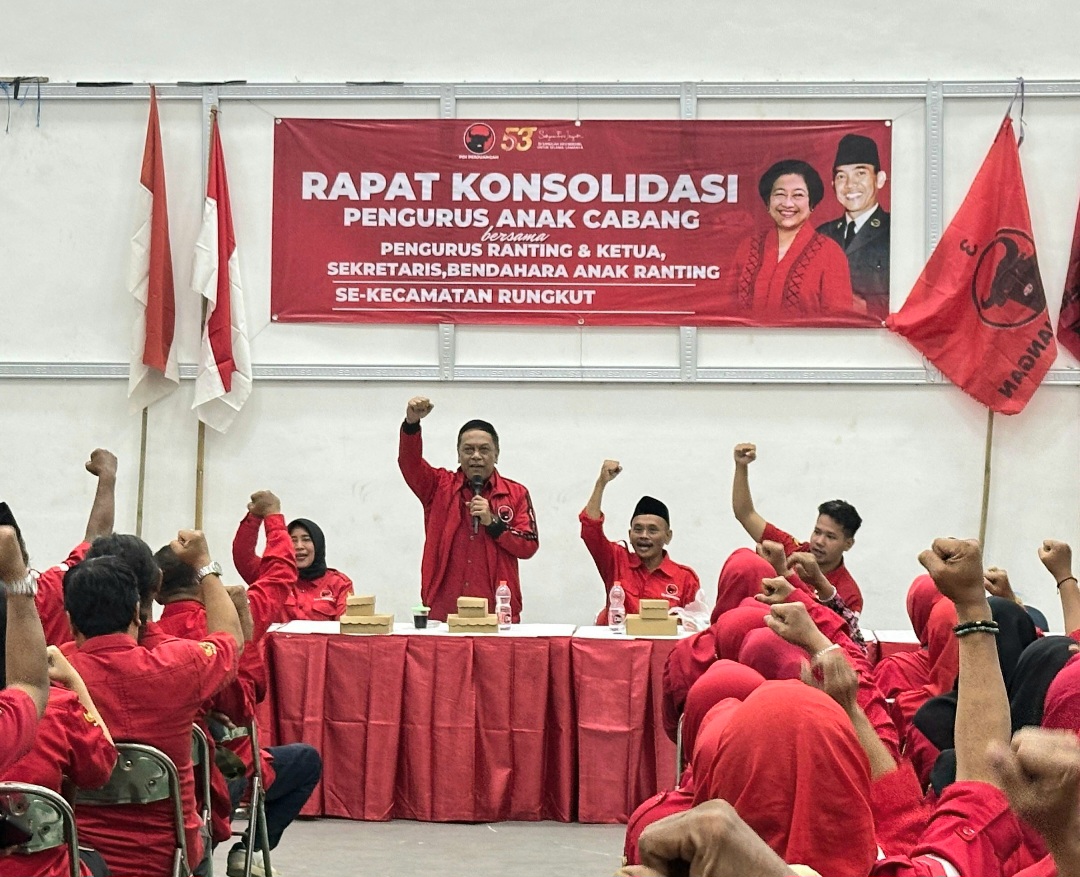 Jelang Penyusunan Pengurus Ranting, PDIP Rungkut Perkuat Soliditas dan Regenerasi Kader Muda