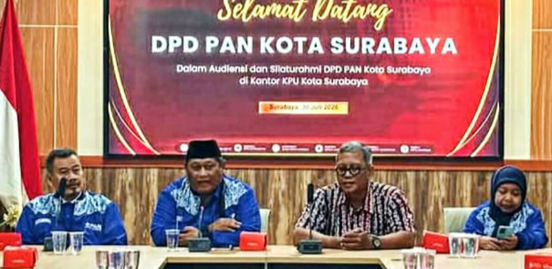 PAN Surabaya Silaturahmi ke KPU