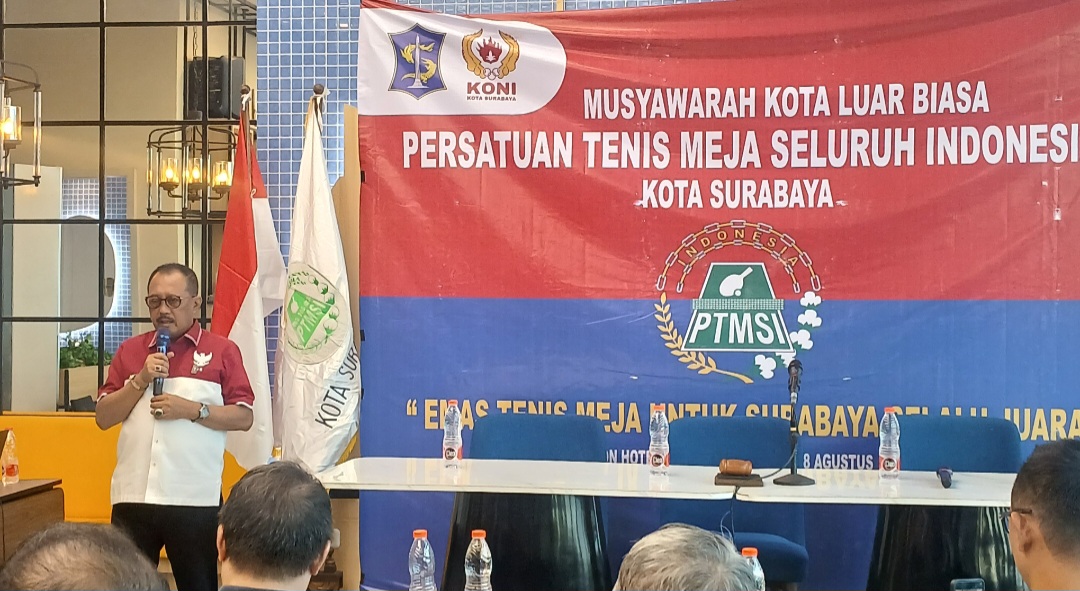 Wawali Armuji Terpilih Secara Aklamasi Sebagai Ketua PTMSI Kota Surabaya, Ini Harapannya Kedepan