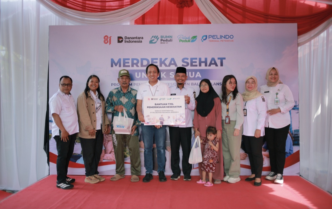 Pelindo Terminal Petikemas Gelar Pemeriksaan Kesehatan untuk 200 Balita dan Lansia di Kawasan Pelabuhan