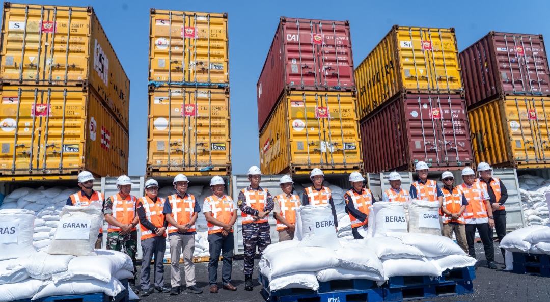 Bea Cukai Temukan Ratusan Ton Beras dan Garam Dalam Importasi Terindikasi Ammonium Chloride