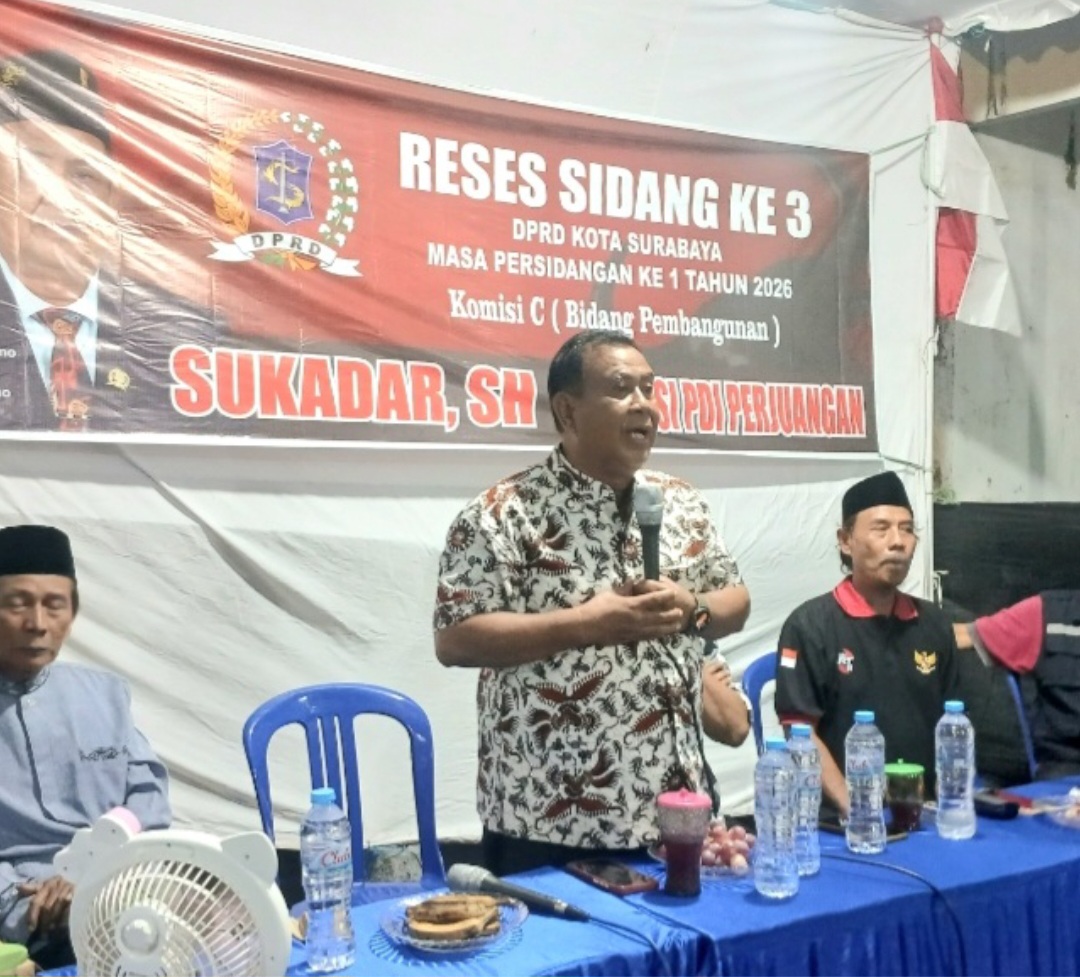 Reses Anggota DPRD Surabaya Sukadar Serap Aspirasi Warga RW14 Simo Gunung Kramat